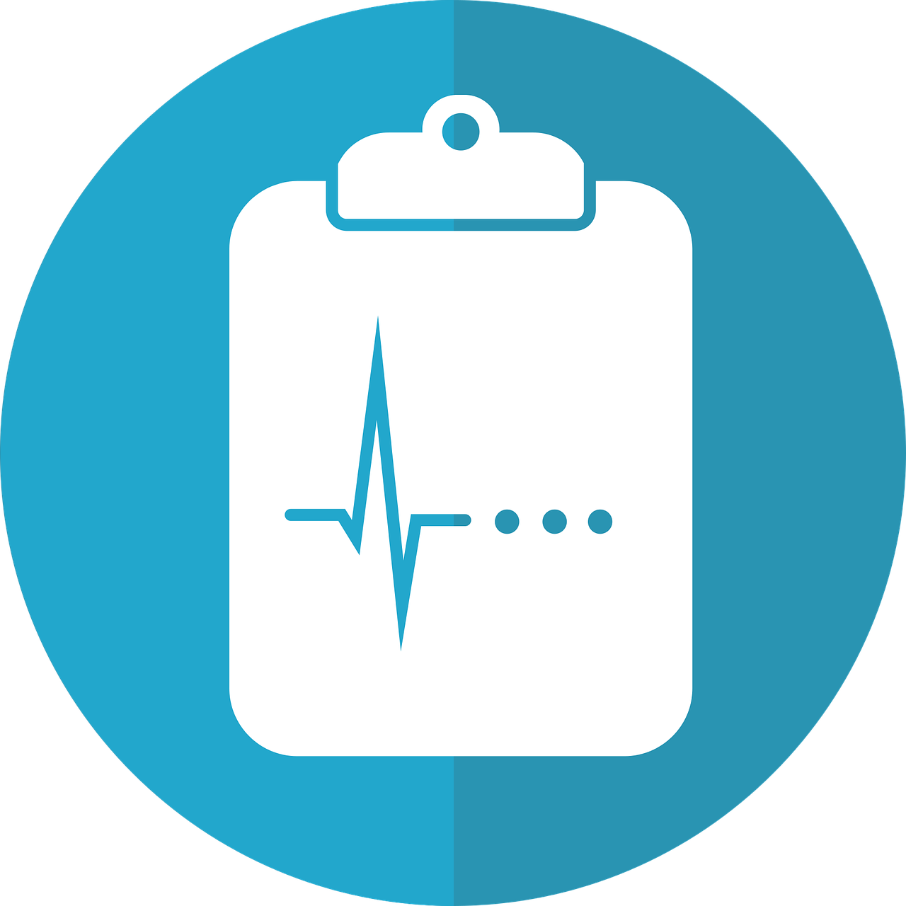 illustrated graphic of a clipboard with data being collected